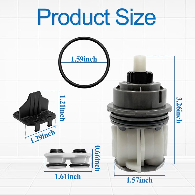ShineUs Cartridge Assembly RP46463 Compatible with Delta Monitor 17 Seriesï¼ˆ2006-Presentï¼‰Shower Faucet (Pack of 2) - Image 3